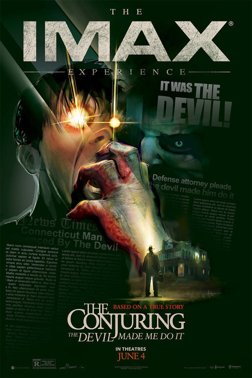 1000 piece jigsaw puzzle for the movie poster: The Conjuring: The Devil Made Me Do It (2021) ver2