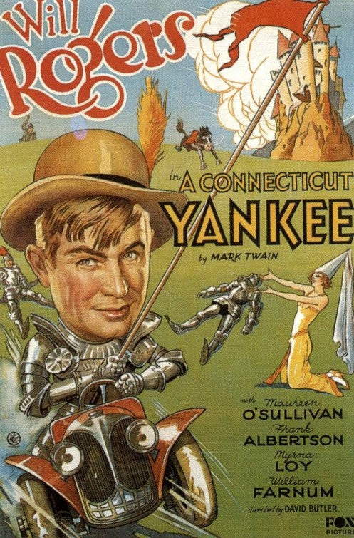 1000 piece jigsaw puzzle for the movie poster: A Connecticut Yankee (1931)