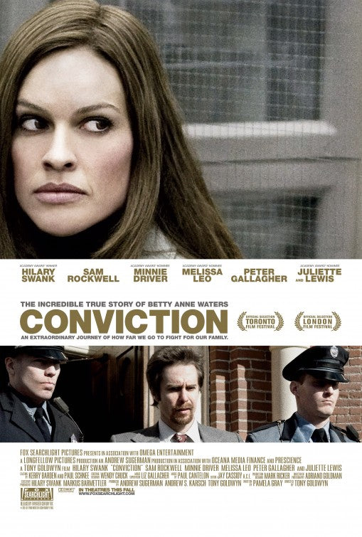 1000 piece jigsaw puzzle for the movie poster: Conviction (2010) ver3