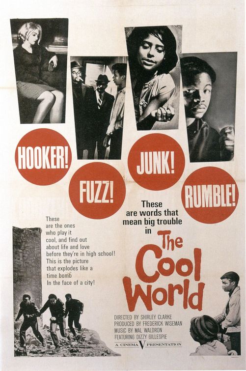the movie poster: The Cool World (1964)