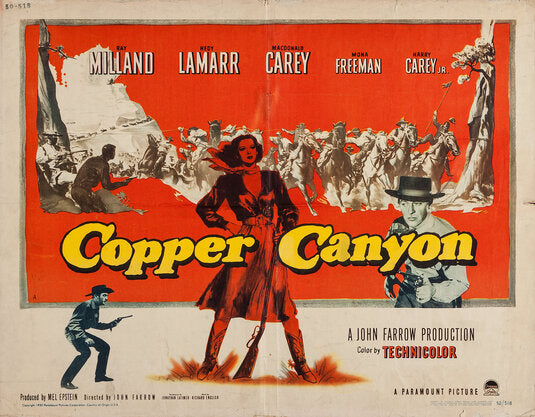 1000 piece jigsaw puzzle for the movie poster: Copper Canyon (1950) ver2