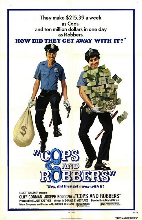 the movie poster: Cops and Robbers (1973)