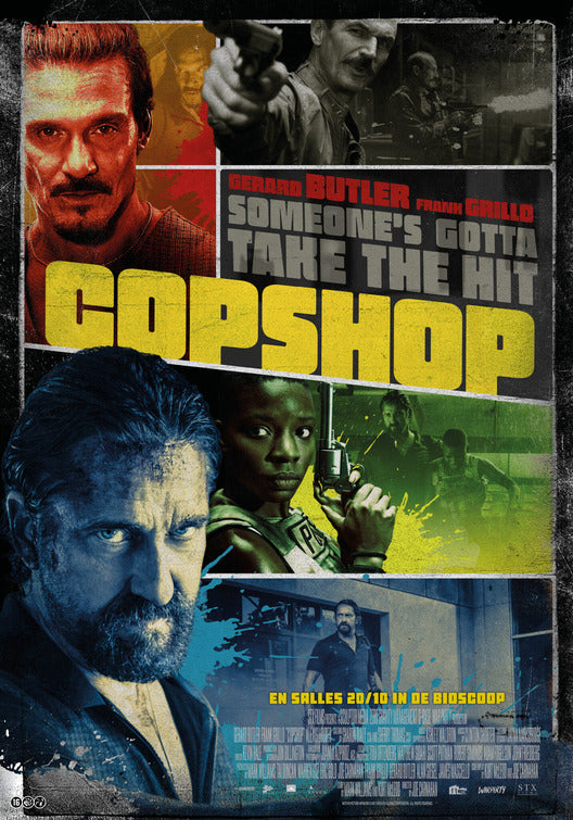 1000 piece jigsaw puzzle for the movie poster: Copshop (2021)