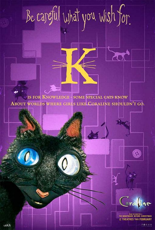 the movie poster: Coraline (2009) ver13