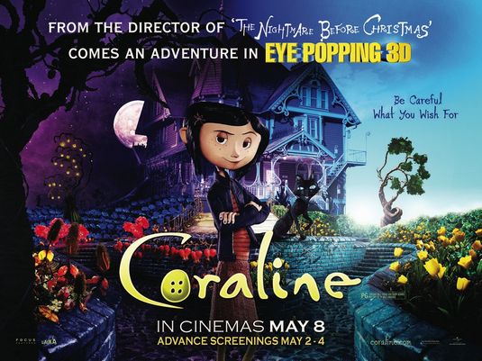 1000 piece jigsaw puzzle for the movie poster: Coraline (2009) ver29