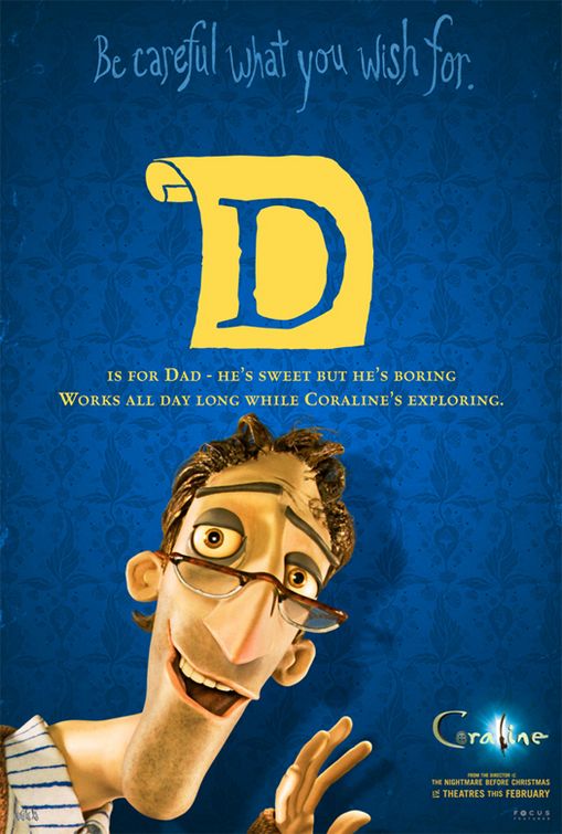 the movie poster: Coraline (2009) ver6