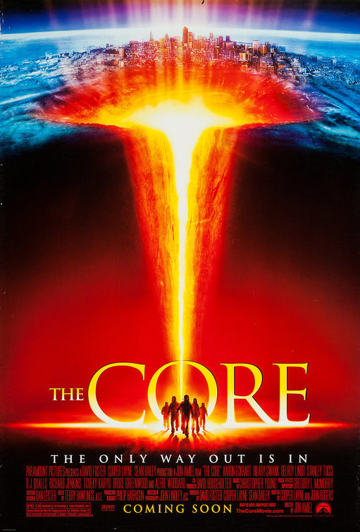 the movie poster: The Core (2003) ver2
