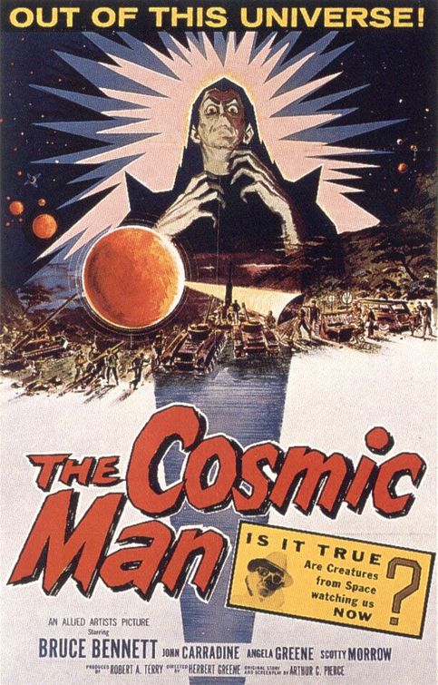 the movie poster: The Cosmic Man (1959)
