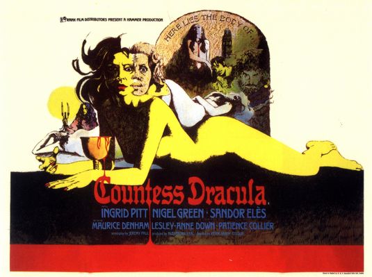 the movie poster: Countess Dracula (1972) ver2