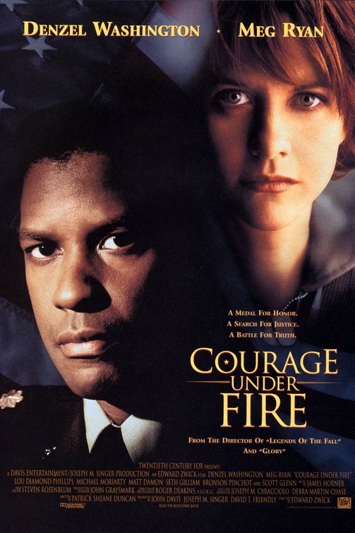 the movie poster: Courage Under Fire (1996) ver2