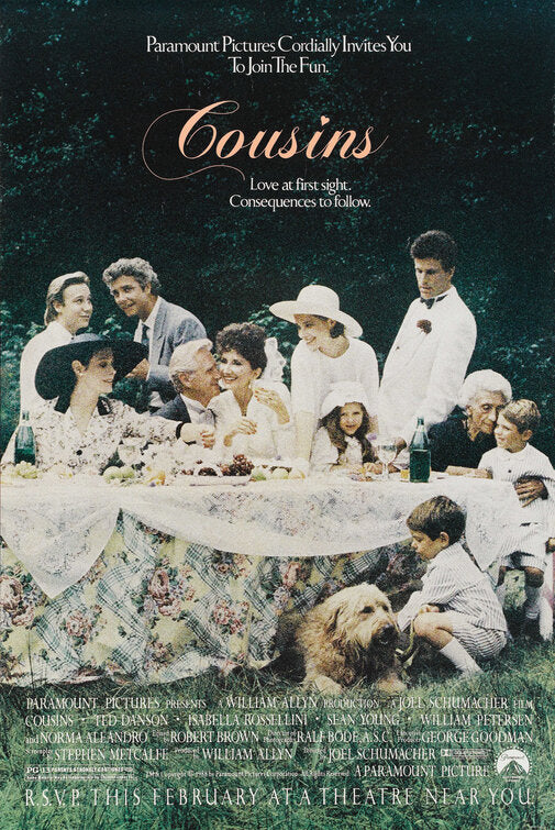 the movie poster: Cousins (1989)