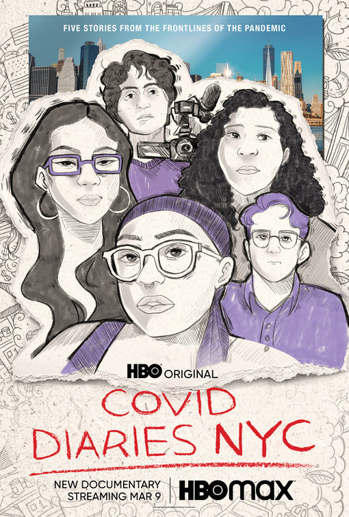 1000 piece jigsaw puzzle for tv poster: Covid Diaries NYC