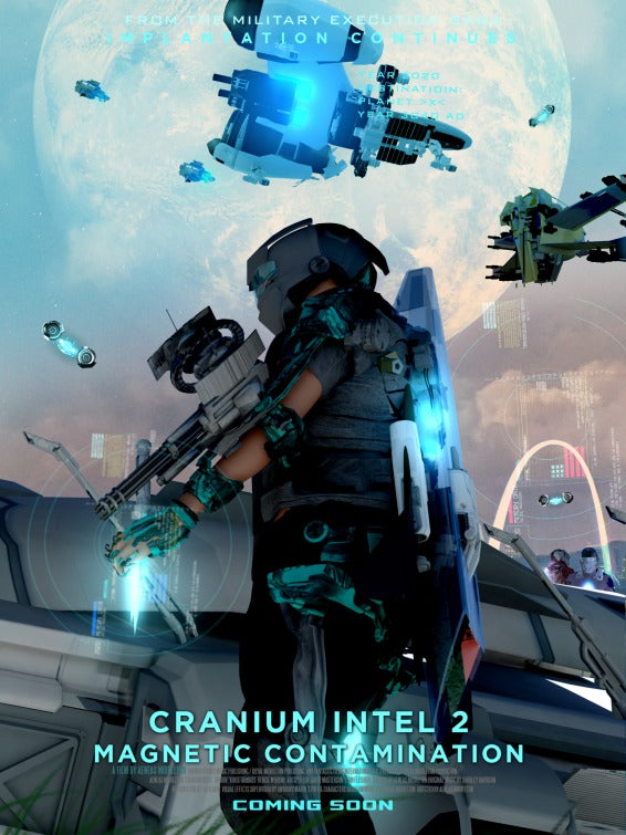 1000 piece jigsaw puzzle for the movie poster: Cranium Intel: Magnetic Contamination (2018) ver6