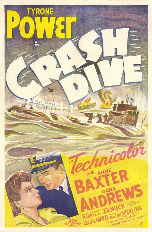 the movie poster: Crash Dive (1943)