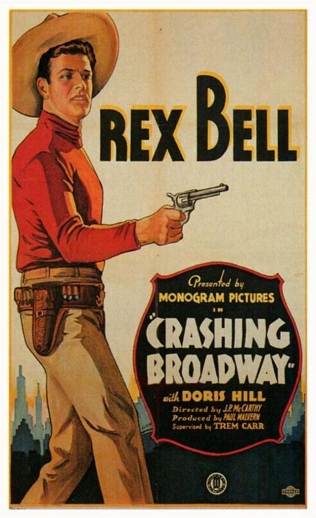 the movie poster: Crashing Broadway (1933)