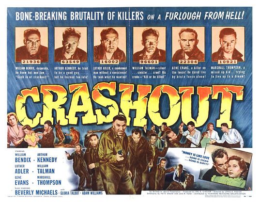 the movie poster: Crashout (1955)