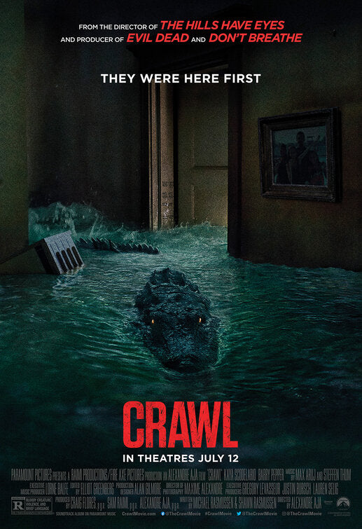 1000 piece jigsaw puzzle for the movie poster: Crawl (2019) ver3
