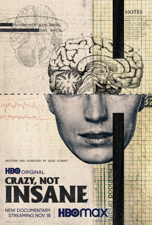 1000 piece jigsaw puzzle for tv poster: Crazy, Not Insane