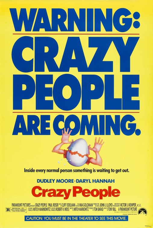the movie poster: Crazy People (1990)