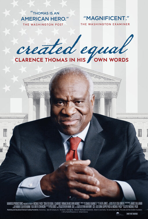 1000 piece jigsaw puzzle for the movie poster: Created Equal: Clarence Thomas in His Own Words (2020)