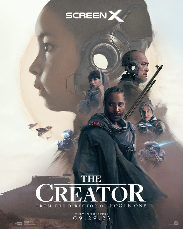1000 piece jigsaw puzzle for the movie poster: The Creator (2023) ver8