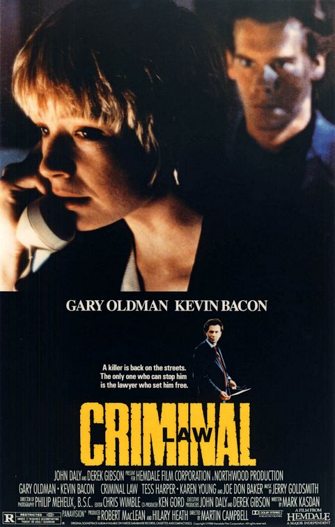 the movie poster: Criminal Law (1989)