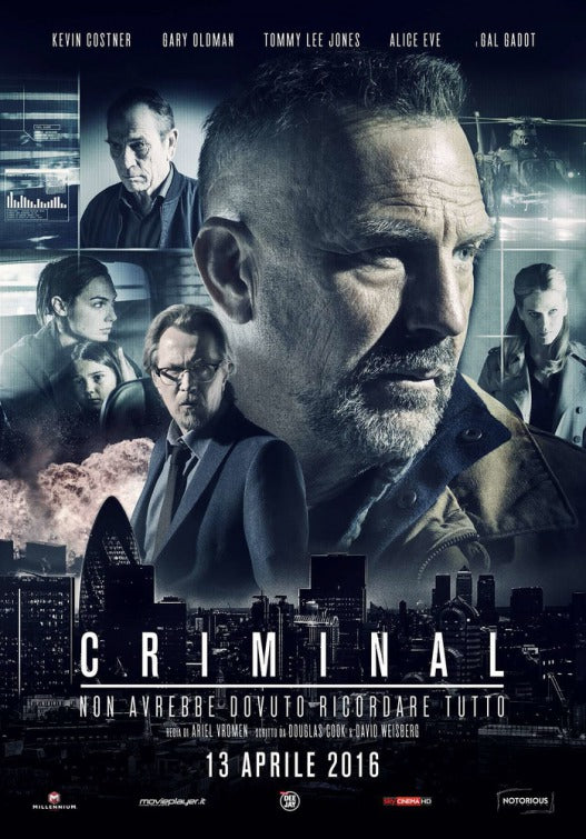 1000 piece jigsaw puzzle for the movie poster: Criminal (2016) ver7