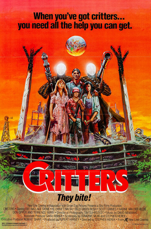 the movie poster: Critters (1986)