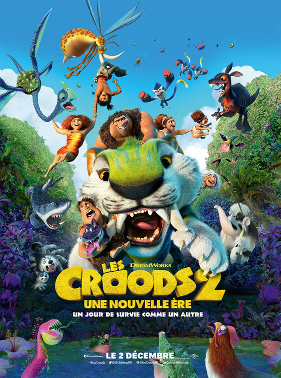 1000 piece jigsaw puzzle for the movie poster: The Croods: A New Age (2020) ver2
