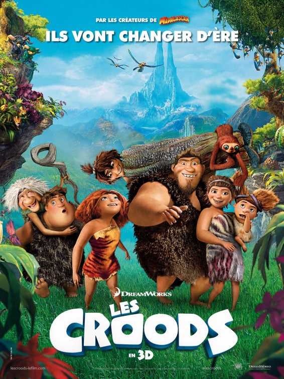 1000 piece jigsaw puzzle for the movie poster: The Croods (2013) ver16