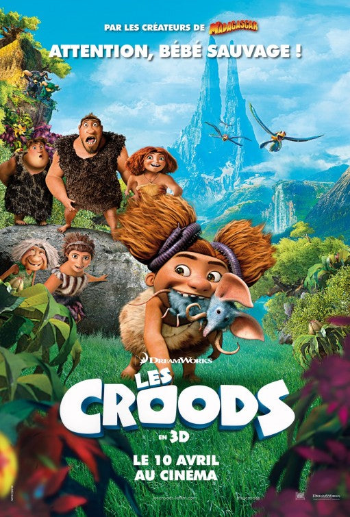 1000 piece jigsaw puzzle for the movie poster: The Croods (2013) ver17
