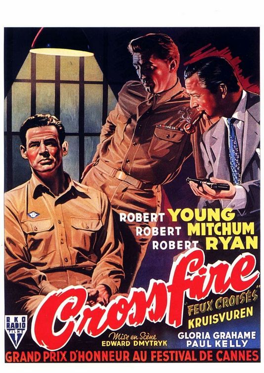 the movie poster: Crossfire (1947) ver4