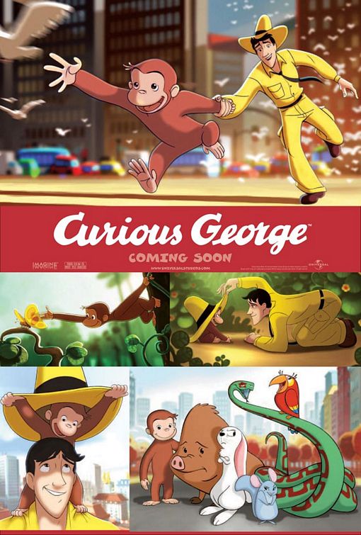the movie poster: Curious George (2006)