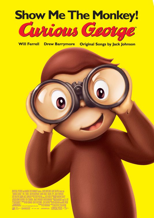 the movie poster: Curious George (2006) ver3