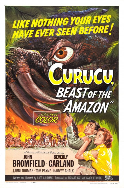 1000 piece jigsaw puzzle for the movie poster: Curucu, Beast of the Amazon (1956)