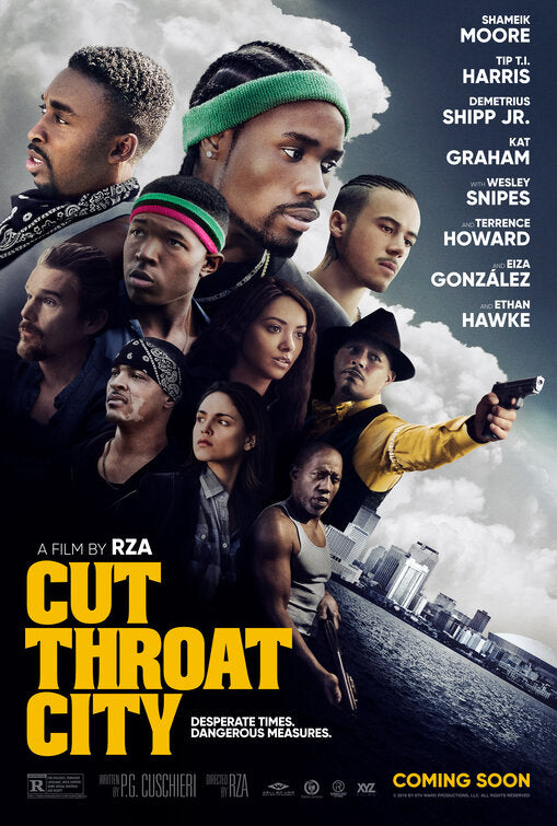 1000 piece jigsaw puzzle for the movie poster: Cut Throat City (2020)