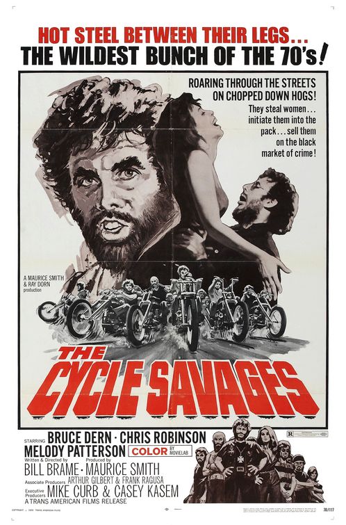 the movie poster: The Cycle Savages (1969)