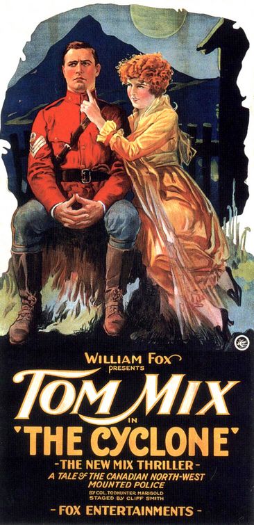 the movie poster: The Cyclone (1920)