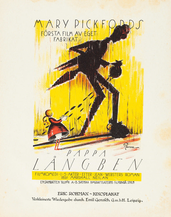 1000 piece jigsaw puzzle for the movie poster: Daddy Long Legs (1919) ver3