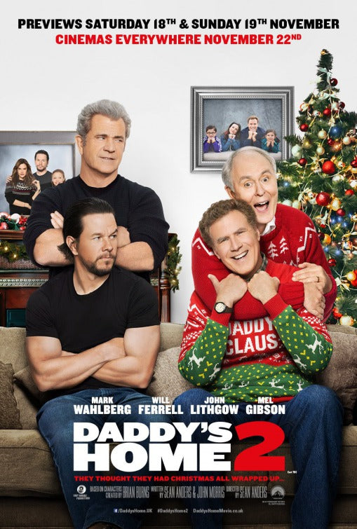 1000 piece jigsaw puzzle for the movie poster: Daddy's Home 2 (2017) ver3