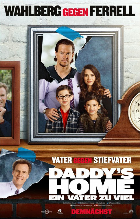 1000 piece jigsaw puzzle for the movie poster: Daddy's Home (2015) ver2