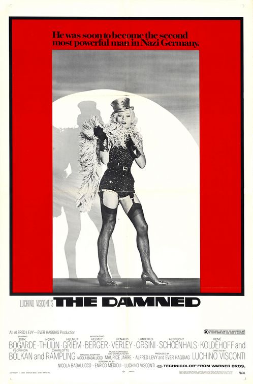 the movie poster: The Damned (1969)