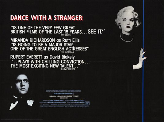 the movie poster: Dance With a Stranger (1985) ver2