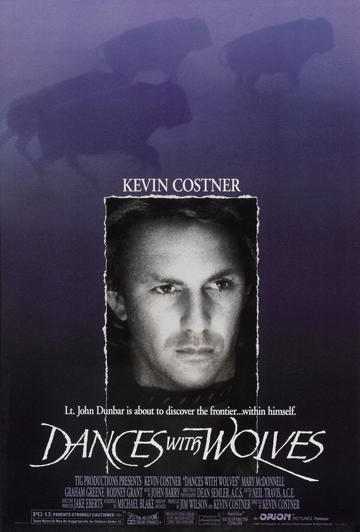 the movie poster: Dances With Wolves (1990) ver2