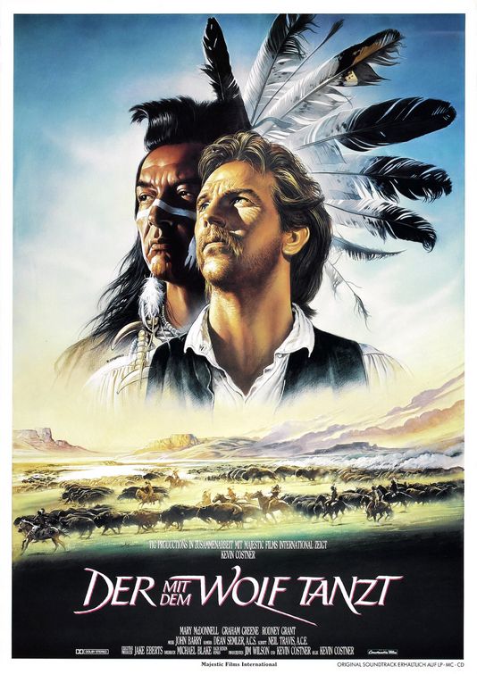 the movie poster: Dances With Wolves (1990) ver3