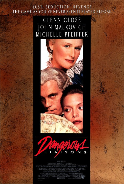 the movie poster: Dangerous Liaisons (1988)
