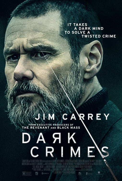 1000 piece jigsaw puzzle for the movie poster: Dark Crimes (2018)