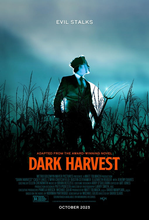 1000 piece jigsaw puzzle for the movie poster: Dark Harvest (2023)