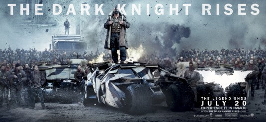 1000 piece jigsaw puzzle for the movie poster: The Dark Knight Rises (2012) ver12