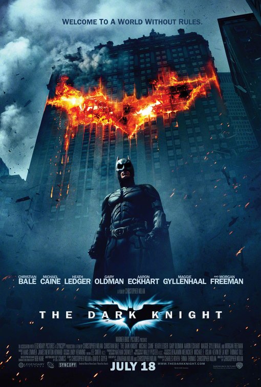 the movie poster: The Dark Knight (2008) ver5